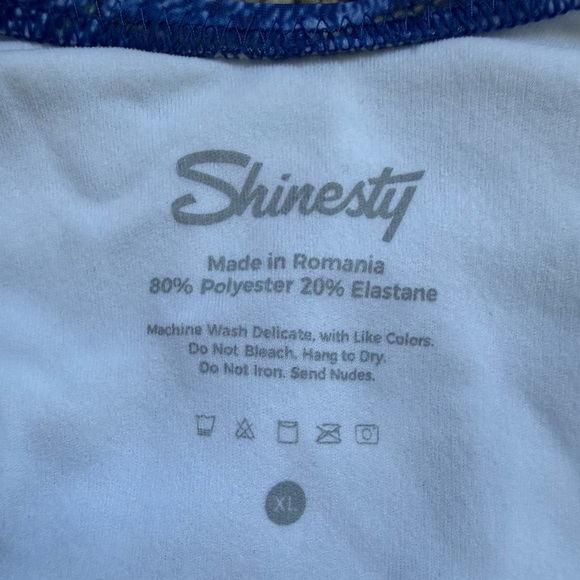 Shinesty “Jeankini” Jean one piece swimsuit XL - Picture 3 of 3